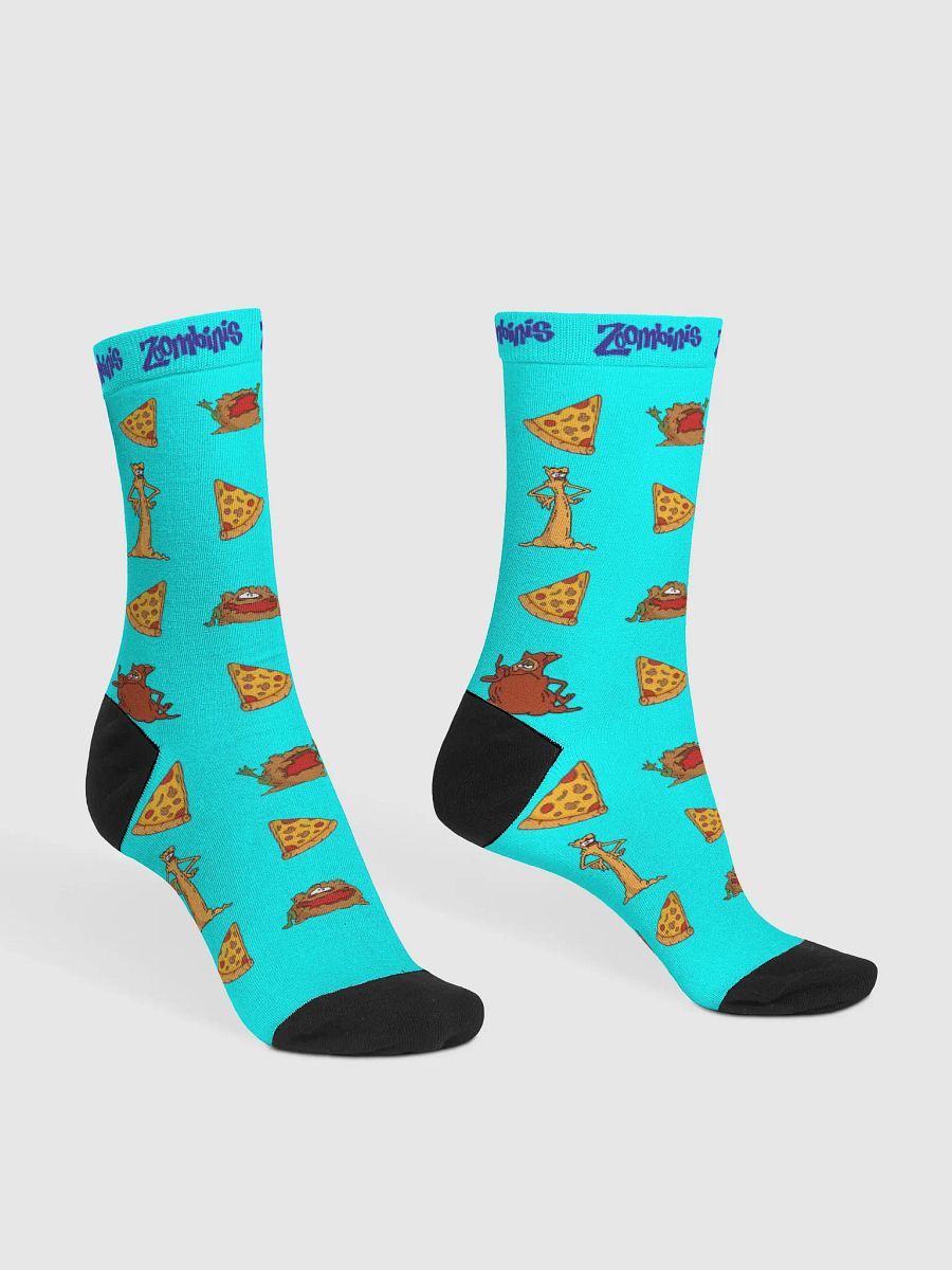 Pizza Troll Party Socks - Blue product image (3)