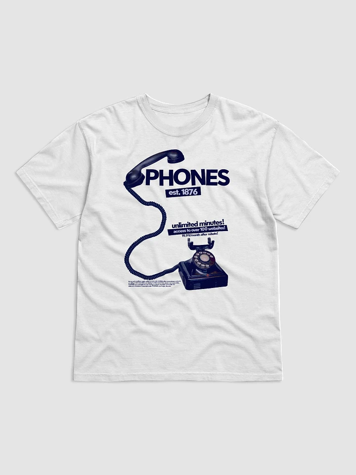 Phones Tee - White product image (1)