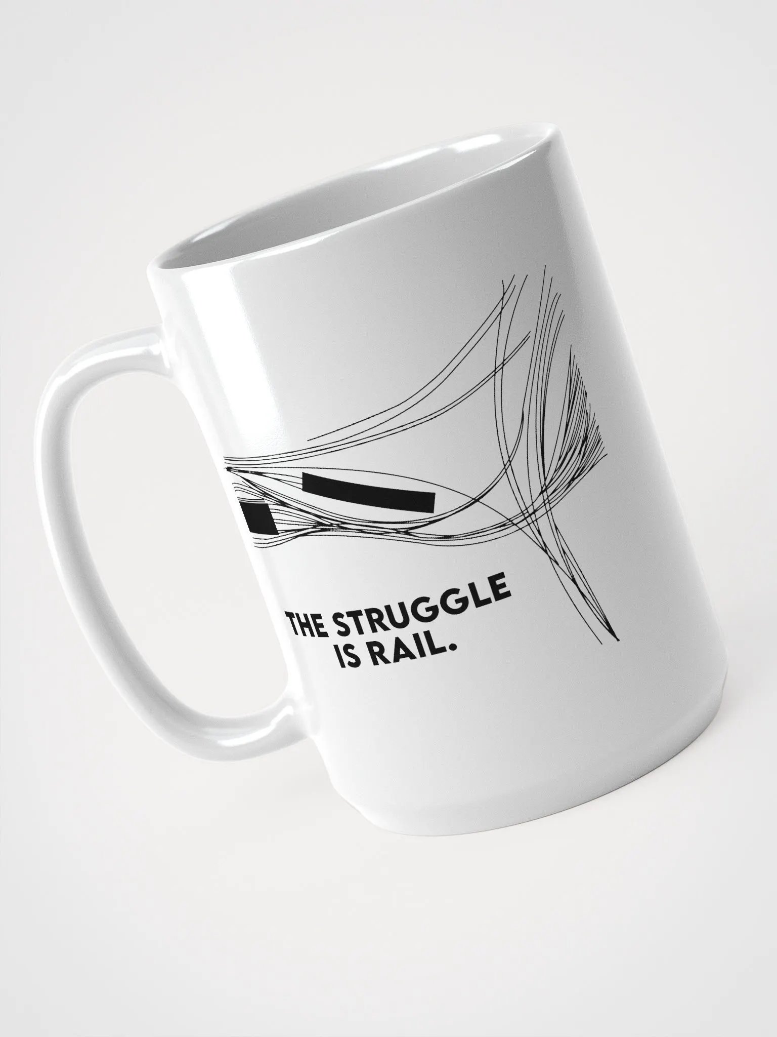 The Struggle is Rail Mug product image (3)