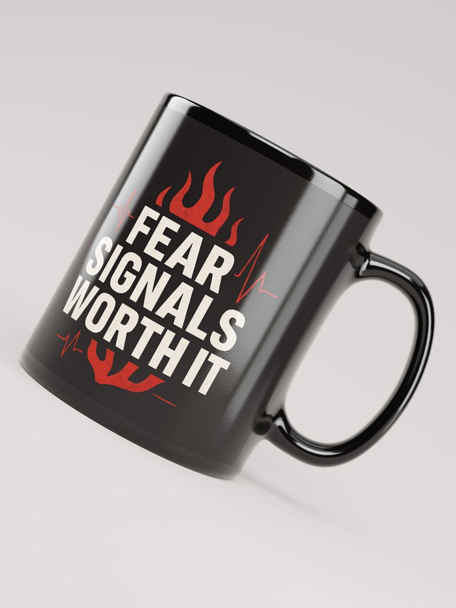 Unlock Your Courage with Halle Berry’s Inspiring Quote: Fear Signals Worth It — Transform Your Life One Sip at a Time with Our Exclusive Motivational Mug product image (4)
