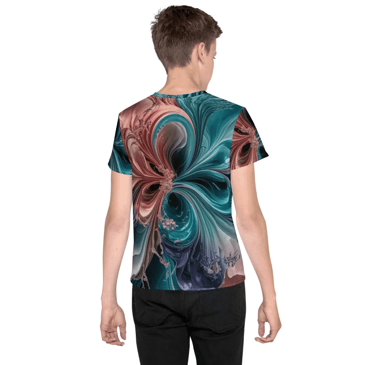 Liquid Color PT, Unisex Youth Crew Neck T-Shirt product image (2)
