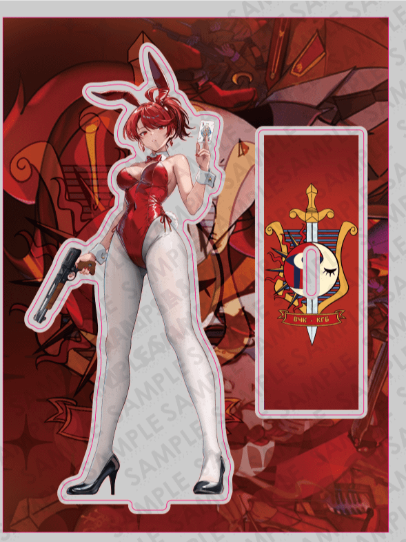 Valerie Konstanz - KGB Bunny - 8" Acrylic Standee [PRE-ORDER] product image (2)