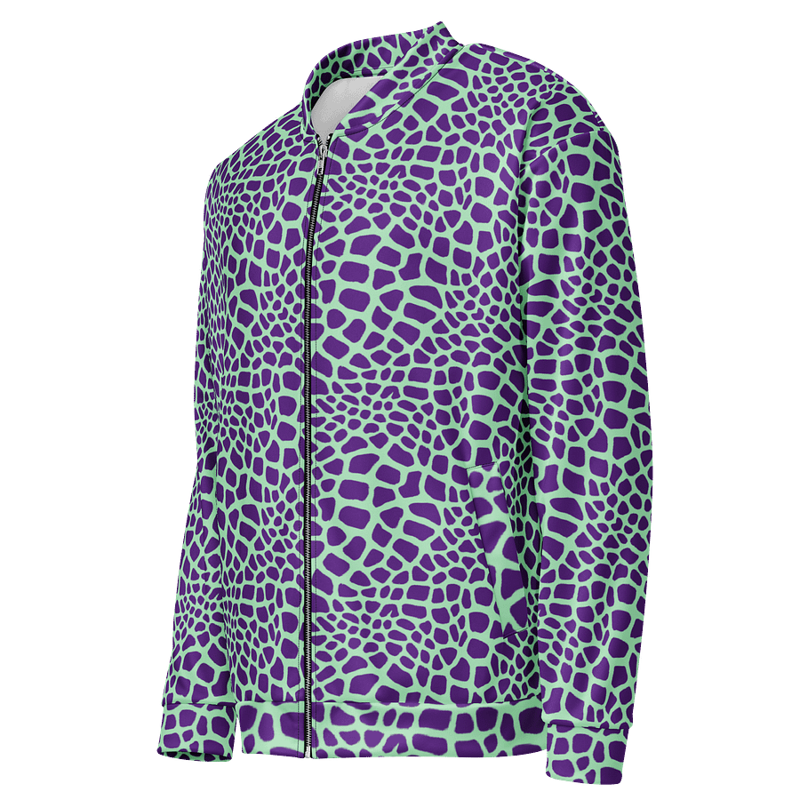 Green Giraffe Bomber Jacket product image (3)