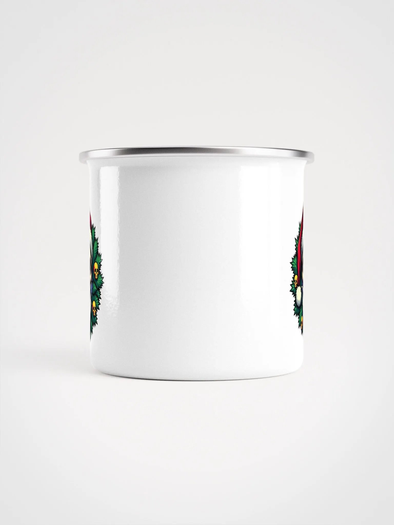 Santa Skull Enamel Mug product image (2)