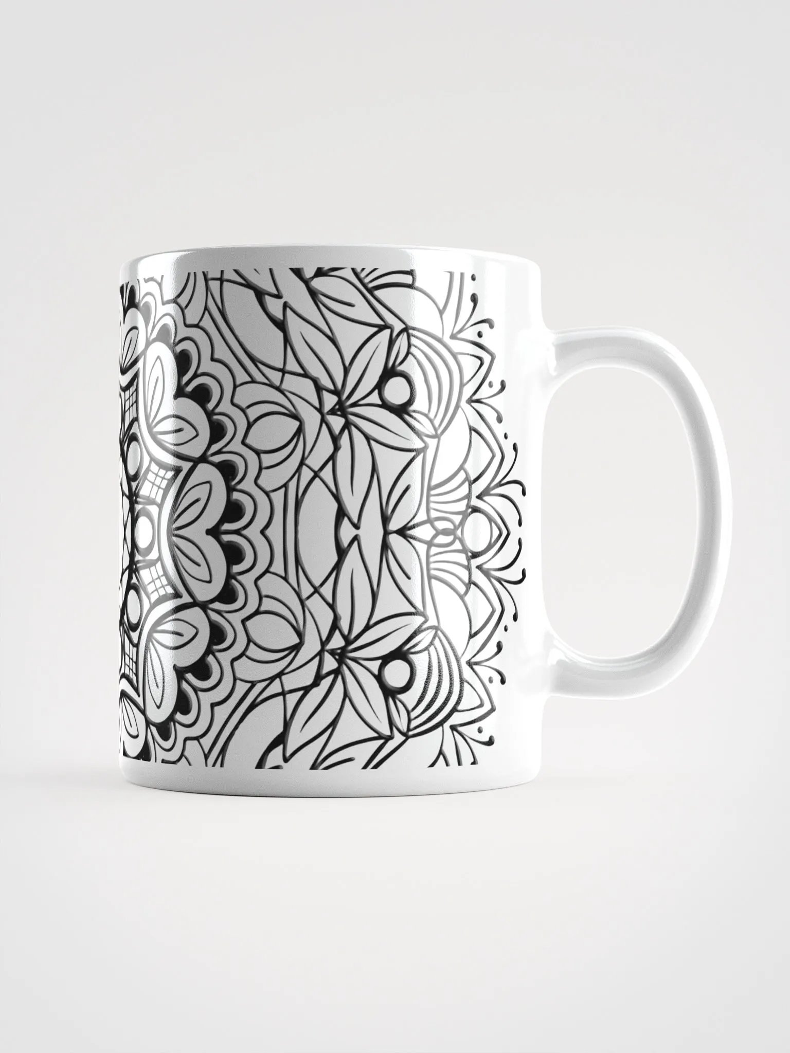 Intricate Metallic Swirls Mug product image (2)