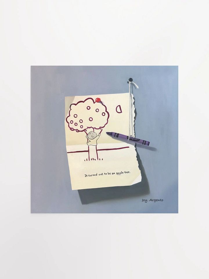 The Purple Crayon Print product image (1)