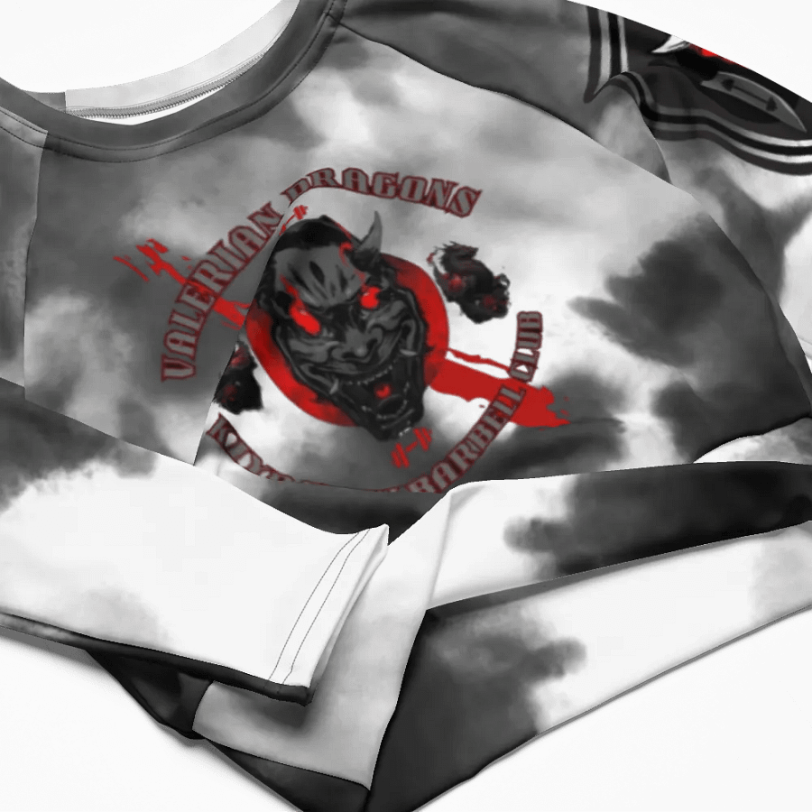 women oni crop top long sleeve (RAIN CLOUD) product image (8)
