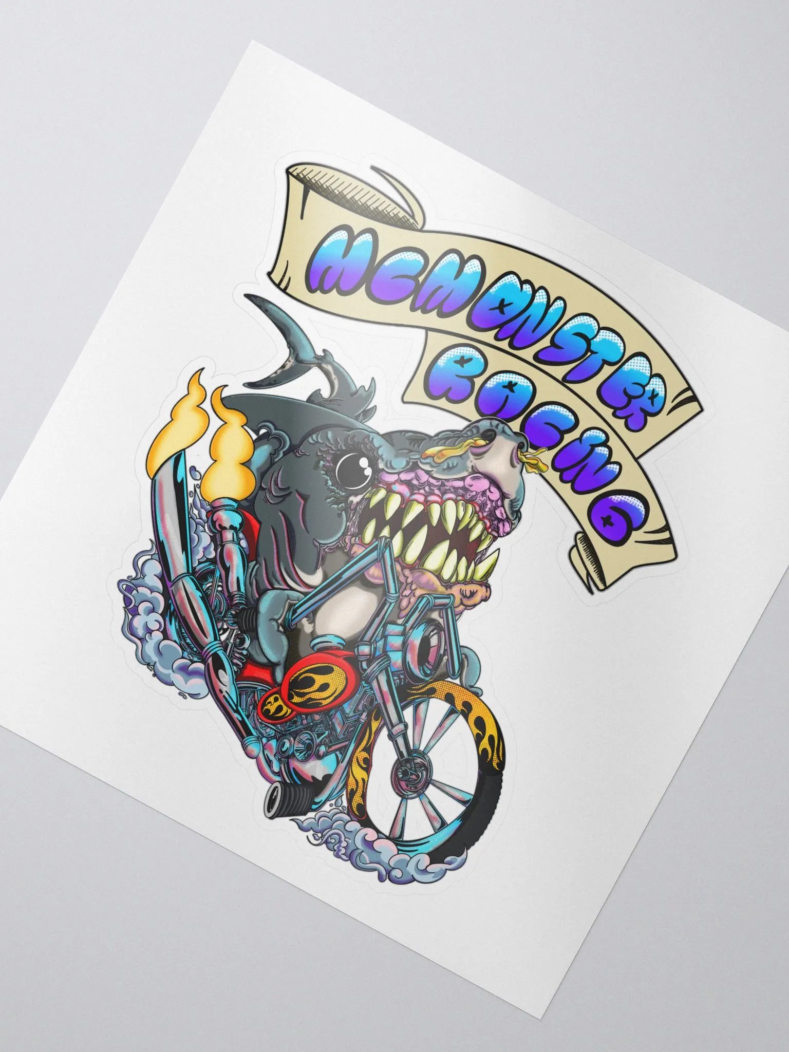 Speedpark Goop Shark: Kiss Cut Sticker product image (2)