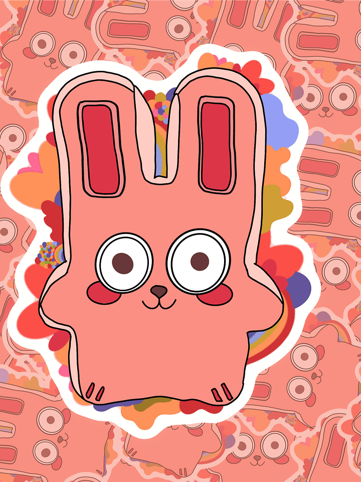 Freezer Bunny Sticker product image (1)