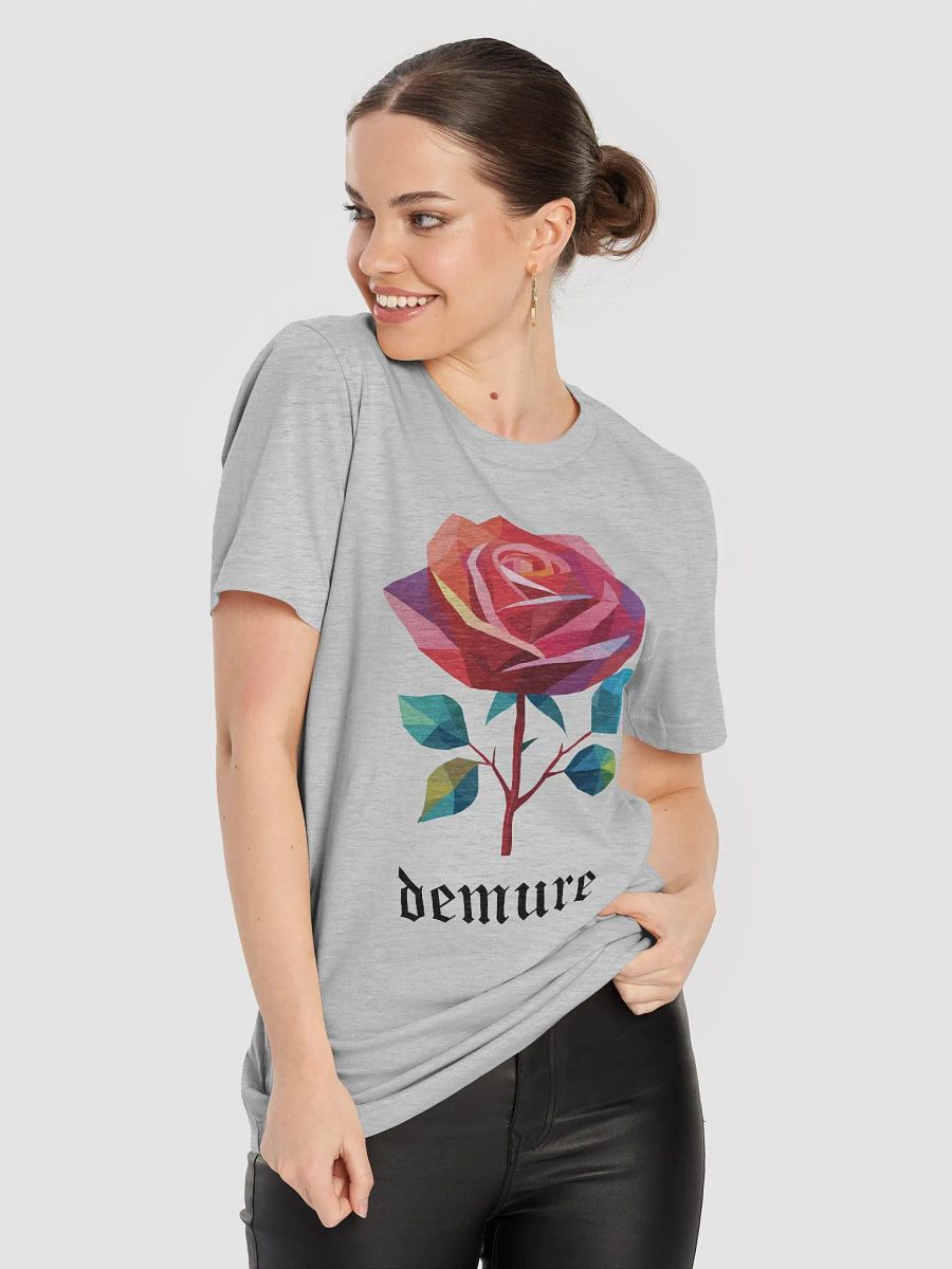 Demure Geometric Rose T-Shirt product image (84)