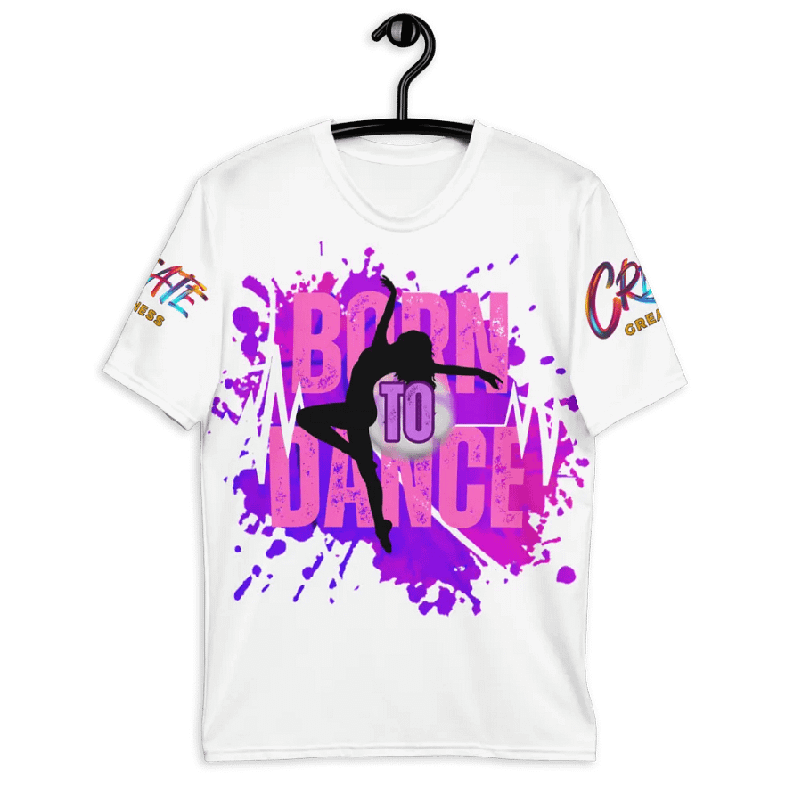 Born to Dance Her Silhouette Dynamic Huge Print T-Shirt product image (11)