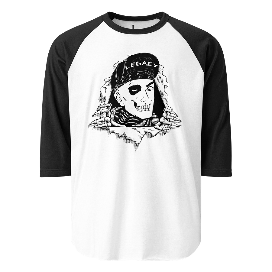 Legacy Ripper Raglan | White/Black product image (1)