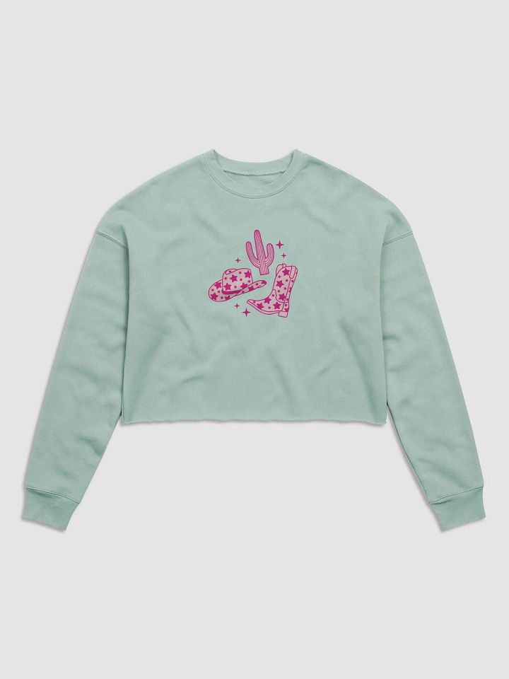 Star Cowgirl Women's Fleece Crop Sweatshirt product image (14)
