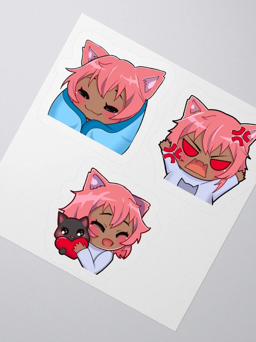 Chibi Cat Emotions Sticker Set product image (3)