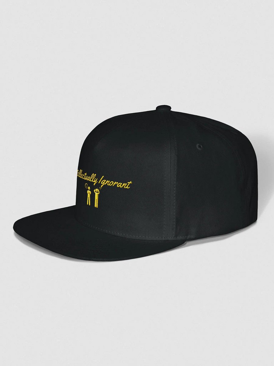 Intellectually Ignorant ( YELLOW LOGO) Snapback hat product image (2)