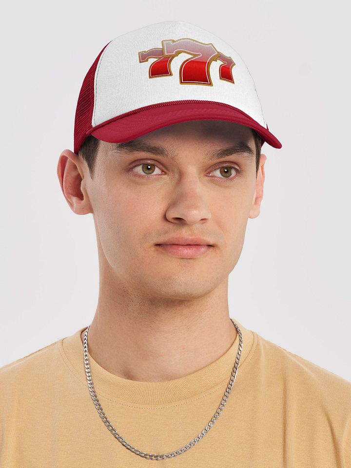 Lucky Seven Foam Trucker Hat product image (2)