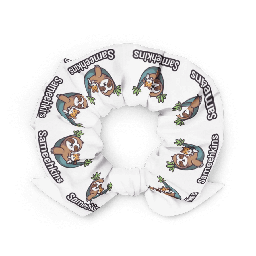 Sloth Vibes All-Over Print Scrunchie product image (2)