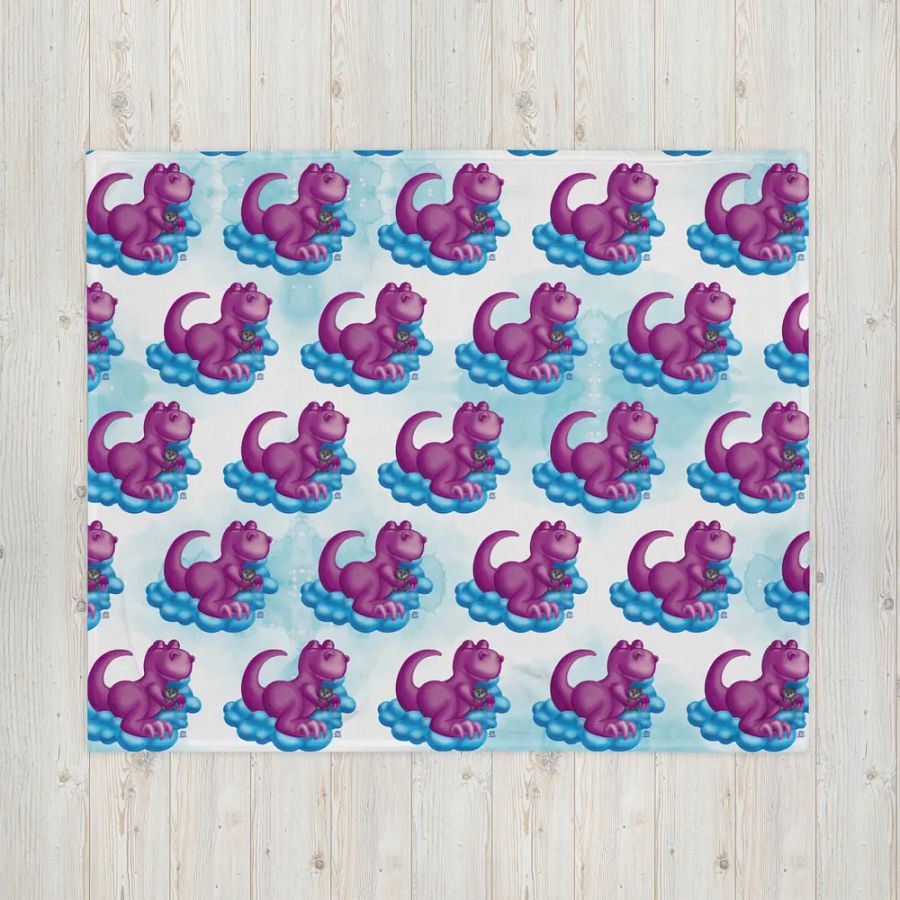 Sleepy Dino Blanket product image (2)