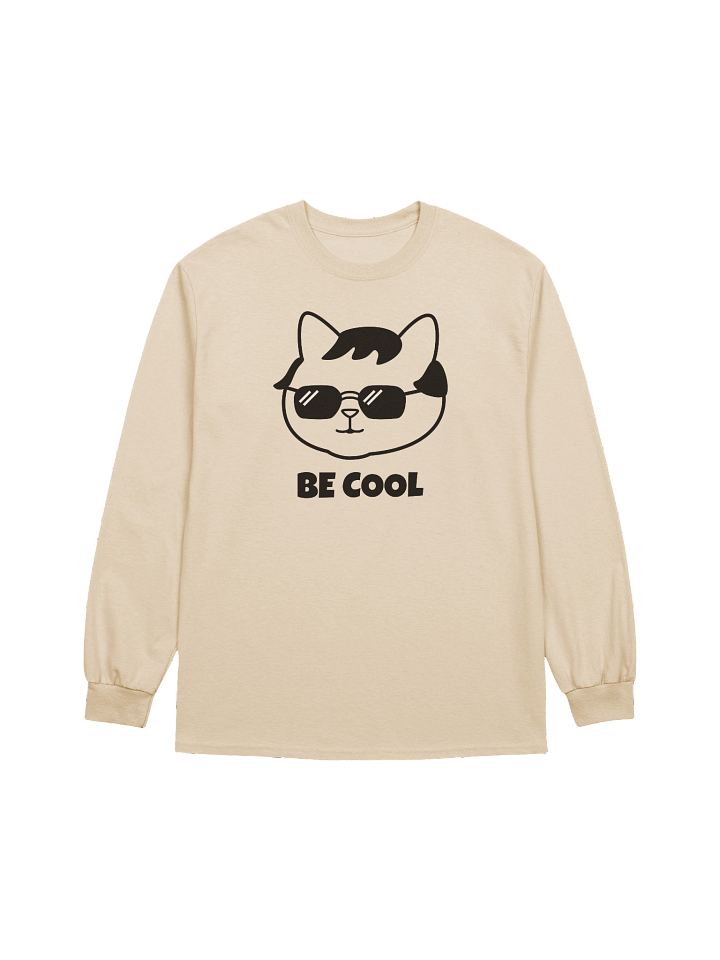Goromi the Cat in Wig (BE COOL) - Unisex Adult Long Sleeve T-shirt product image (13)