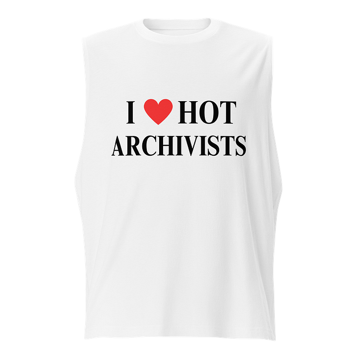 I HEART HOT ARCHIVISTS UNISEX TANK product image (2)