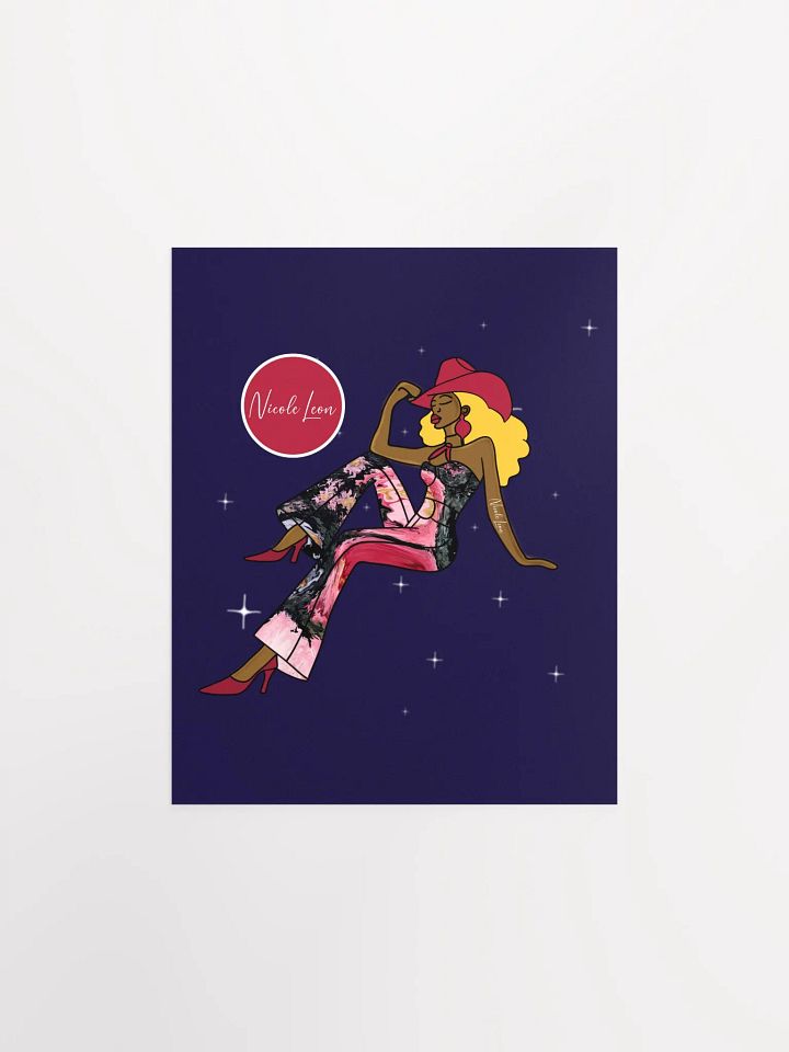 Cosmic Fashionista Matte Poster product image (1)