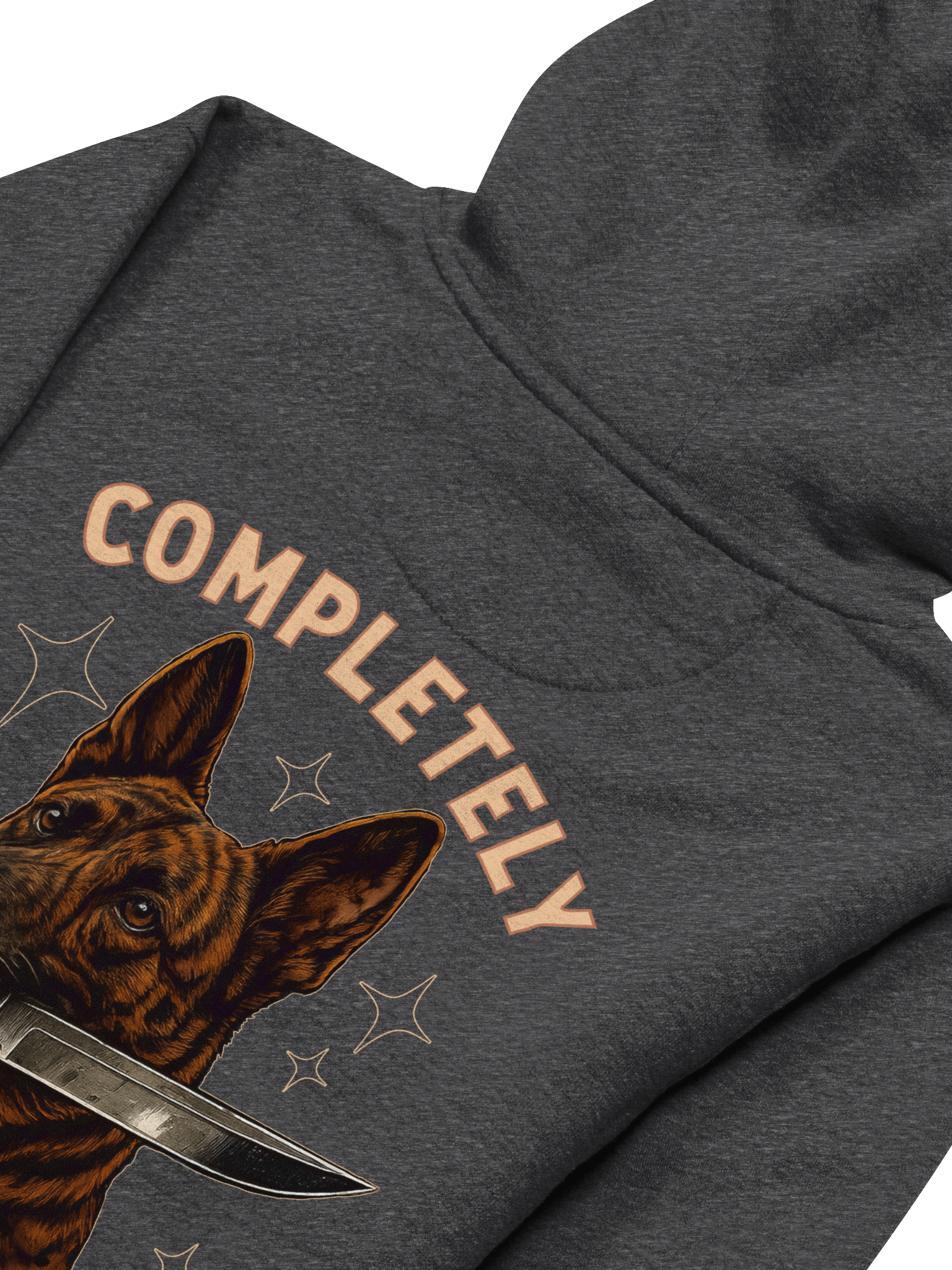Completely Unhinged (Dutch Shepherd) - Premium Adult Unisex Hoodie product image (4)