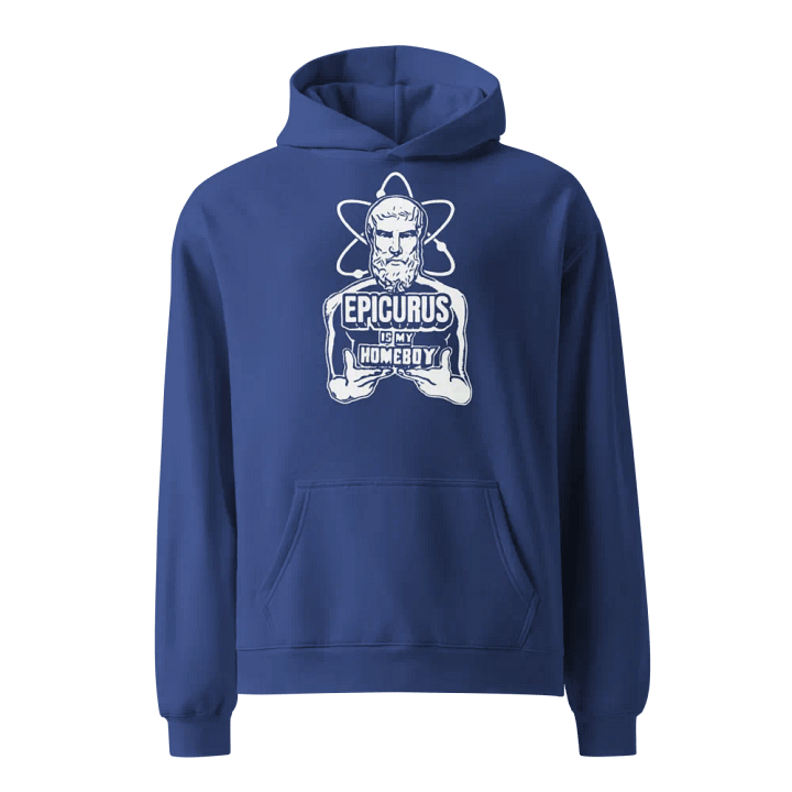 Epicurus Is My Homeboy (AS Colour Unisex Premium Oversized Hoodie) product image (3)