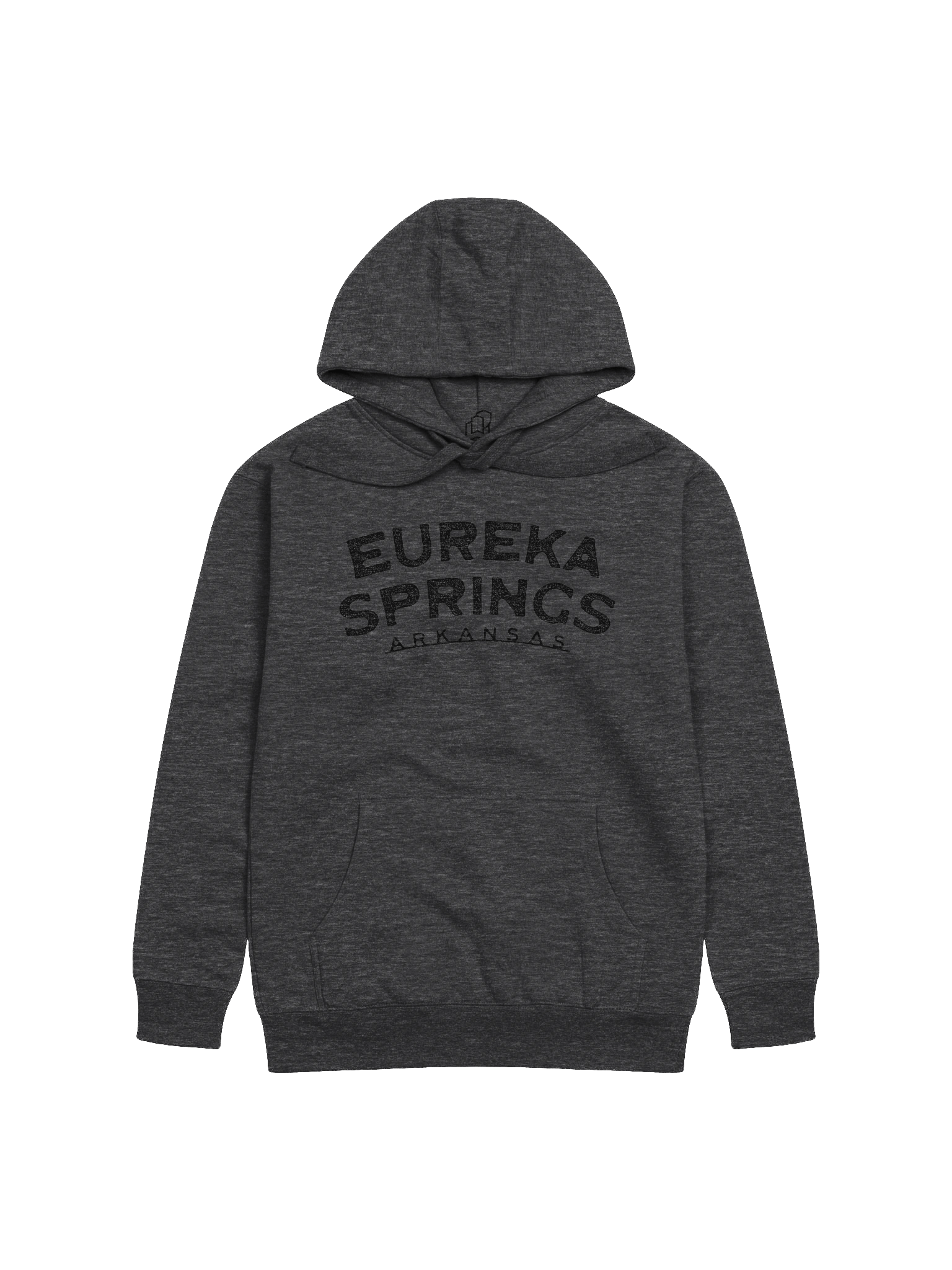 Eureka Springs Arch Block Hoodie - Heather Charcoal product image (1)