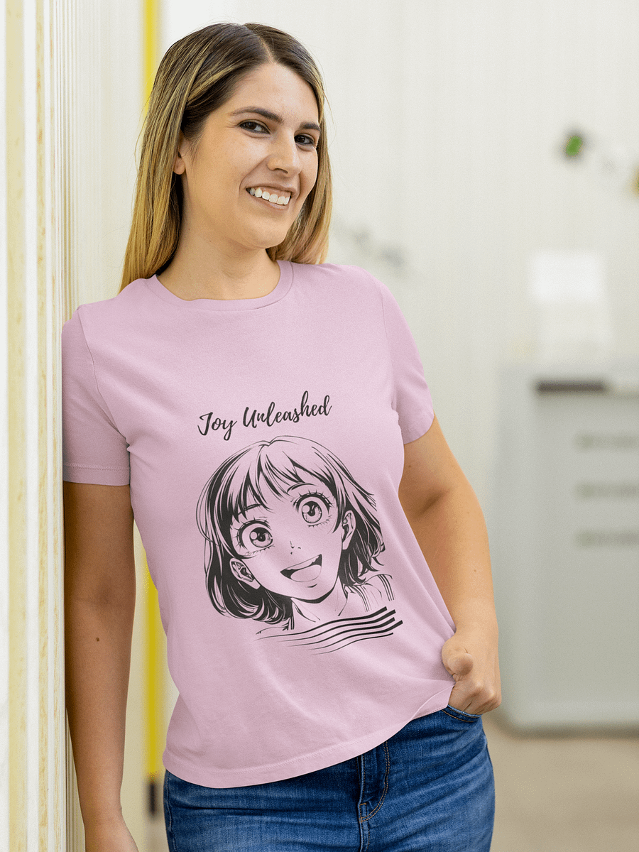 Joy Unleashed - Smiling Anime Character T-Shirt product image (1)