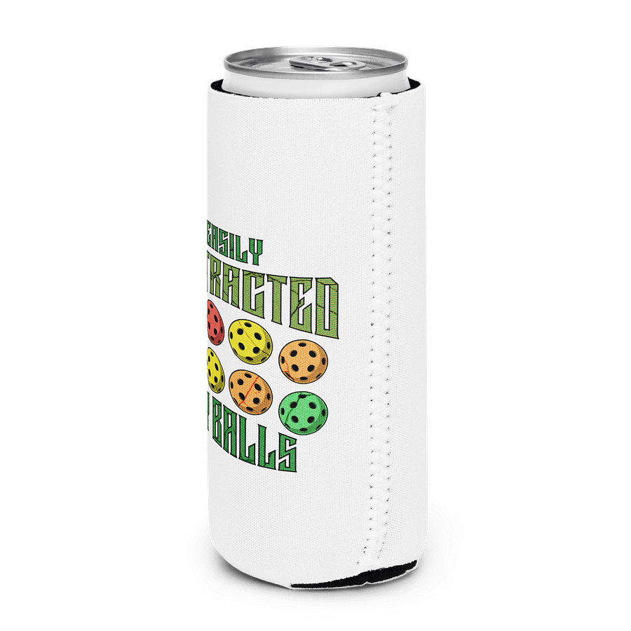 Easily Distracted By Balls Pickleball Can Cooler product image (2)