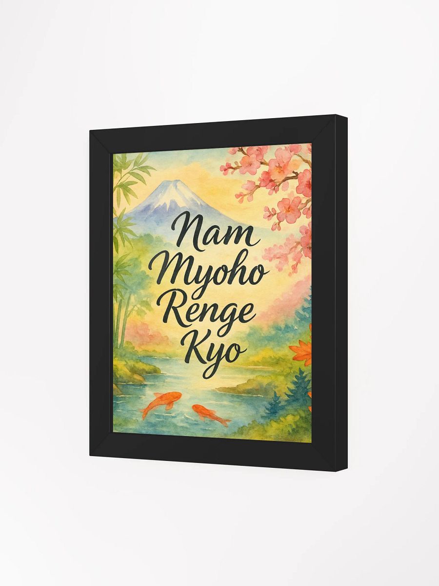 Framed Spiritual Poster with Japanese Nature Art product image (51)
