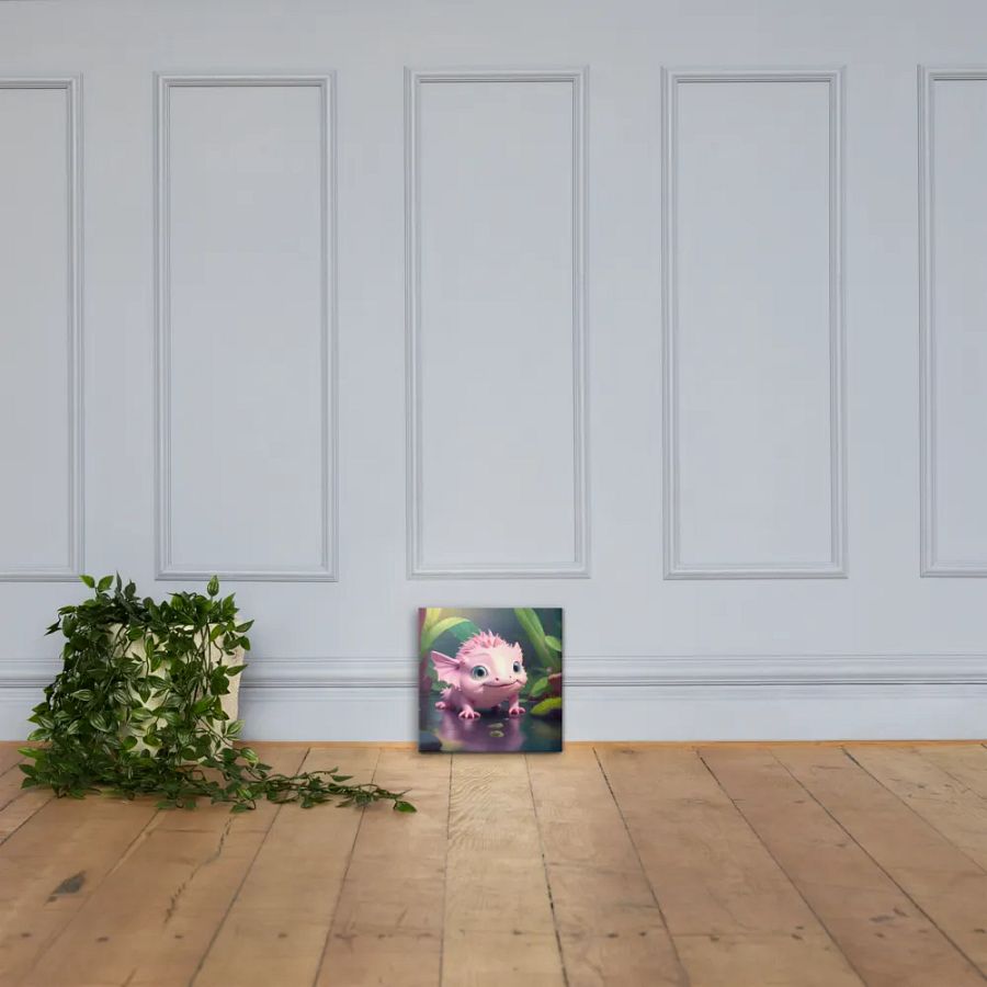 Endangered Species - Mexico - Axolotl Canvas Art product image (5)