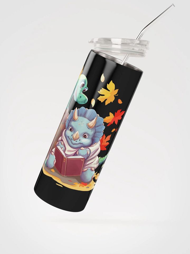 Fall Dino Water Bottle with Straw product image (3)