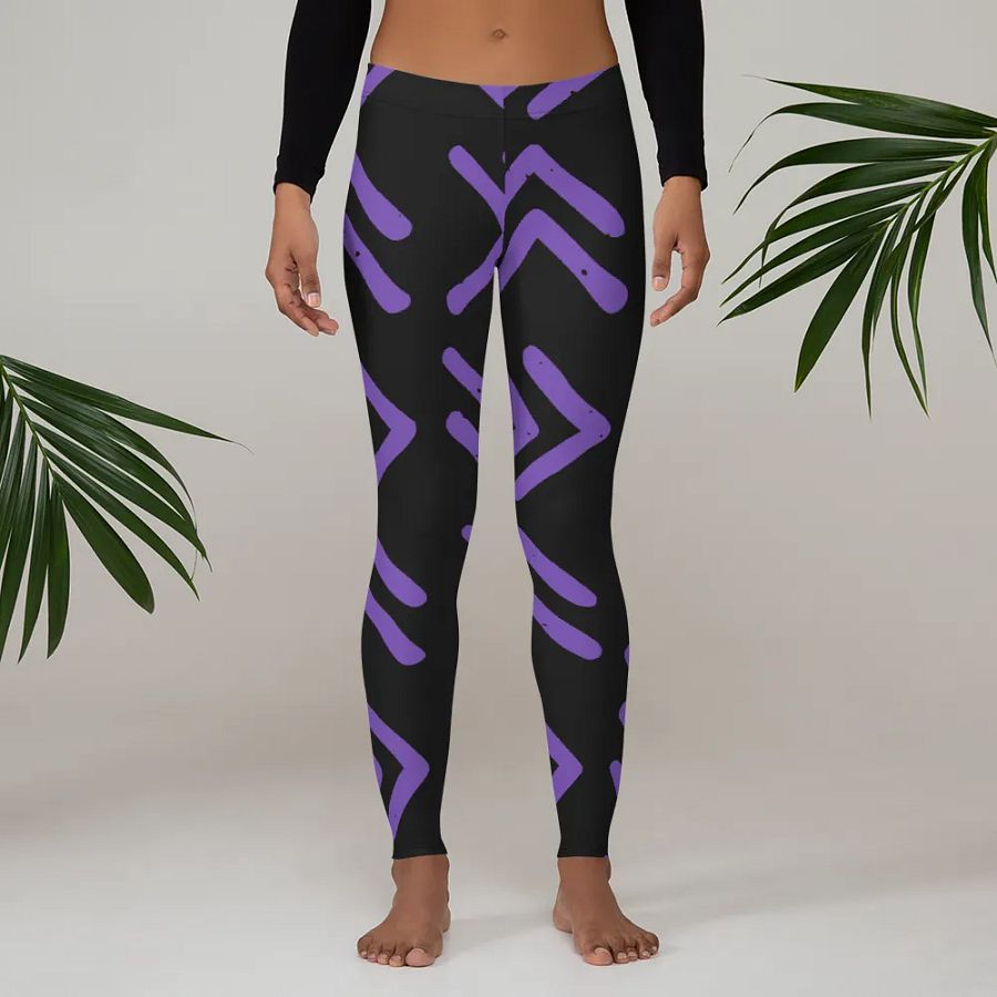 Leggings – Boho Tribal Geometric Pattern for a Chic & Artistic Vibe product image (3)