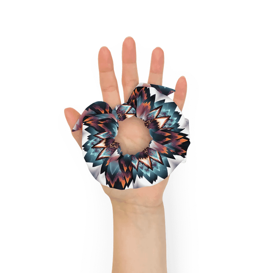 Hair Scrunchie - Modern Rustic Boho Mountain Peaks product image (7)