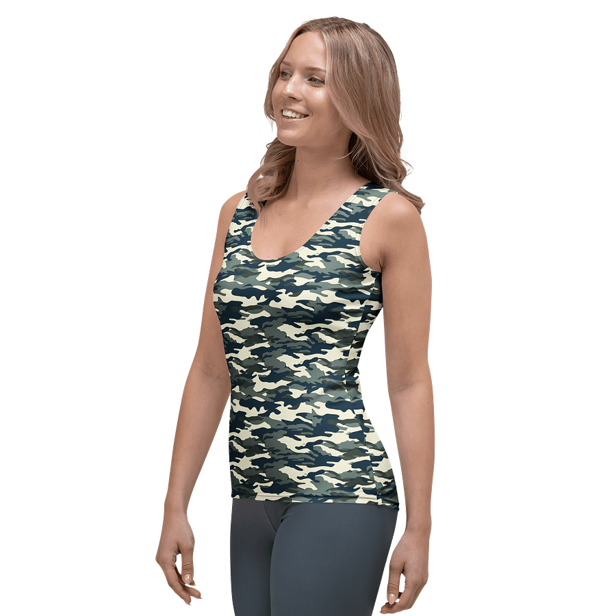 Frosted Camo Print Women’s Tank Top product image (1)