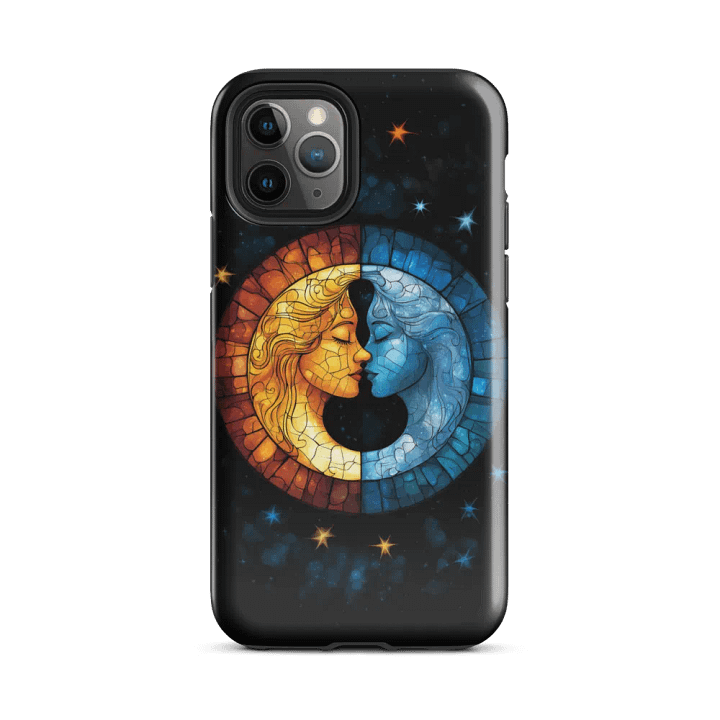 Celestial Sun & Moon Faces - Tough Phone Case product image (2)