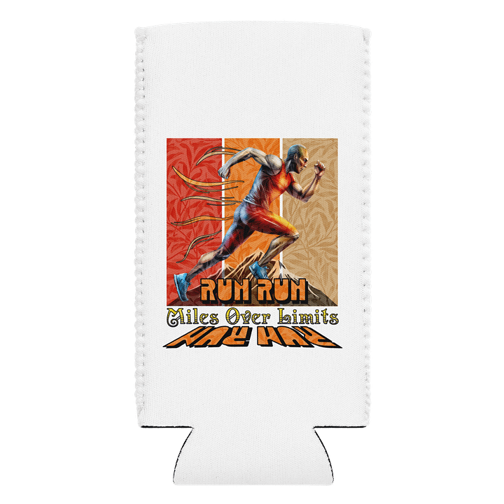 Run Run Miles Over Limits Male Running Limitless Can Cooler product image (1)
