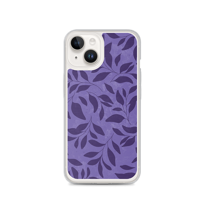 Midnight Foliage Purple MagSafe Soft Case for iPhone product image (4)
