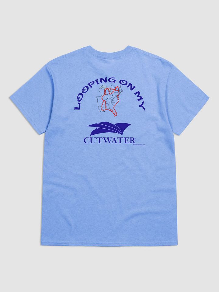 Looping On My Cutwater - T-Shirt - Light Shirt w/Blue Logo product image (1)