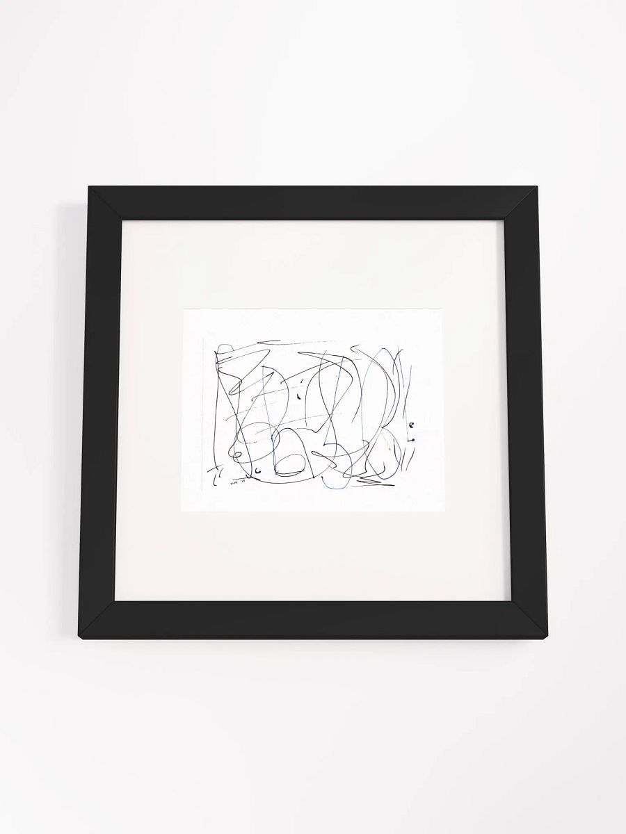 Babble Panel Card Print Framed product image (3)
