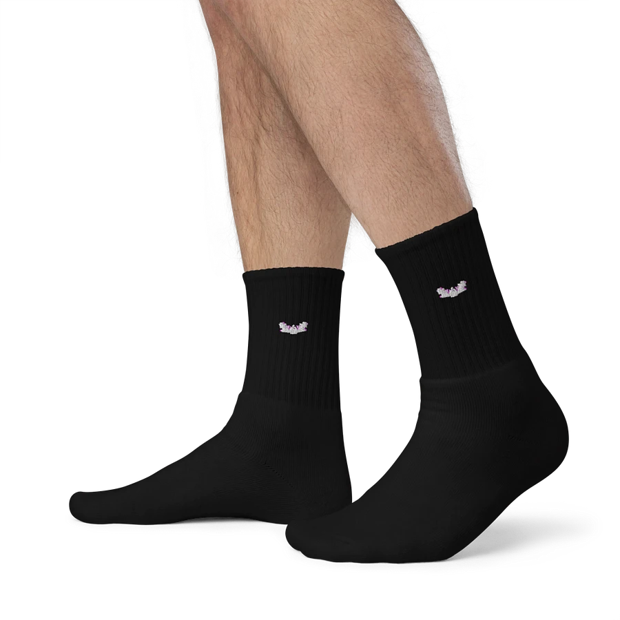 Bamboo SOCCO Embroidered Crew Socks product image (5)