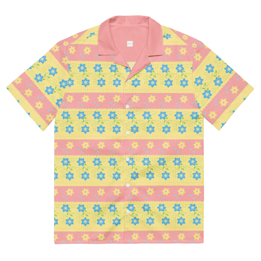 Hawaiian Style Shirt, Button Up, Unisex, Easter Egg Print product image (10)