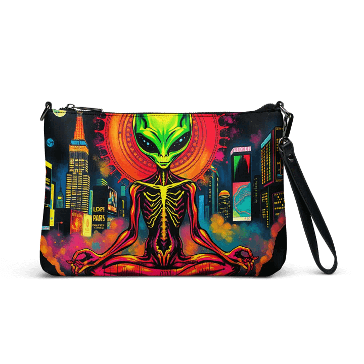 Neon Alien Meditations Crossbody Bag product image (1)