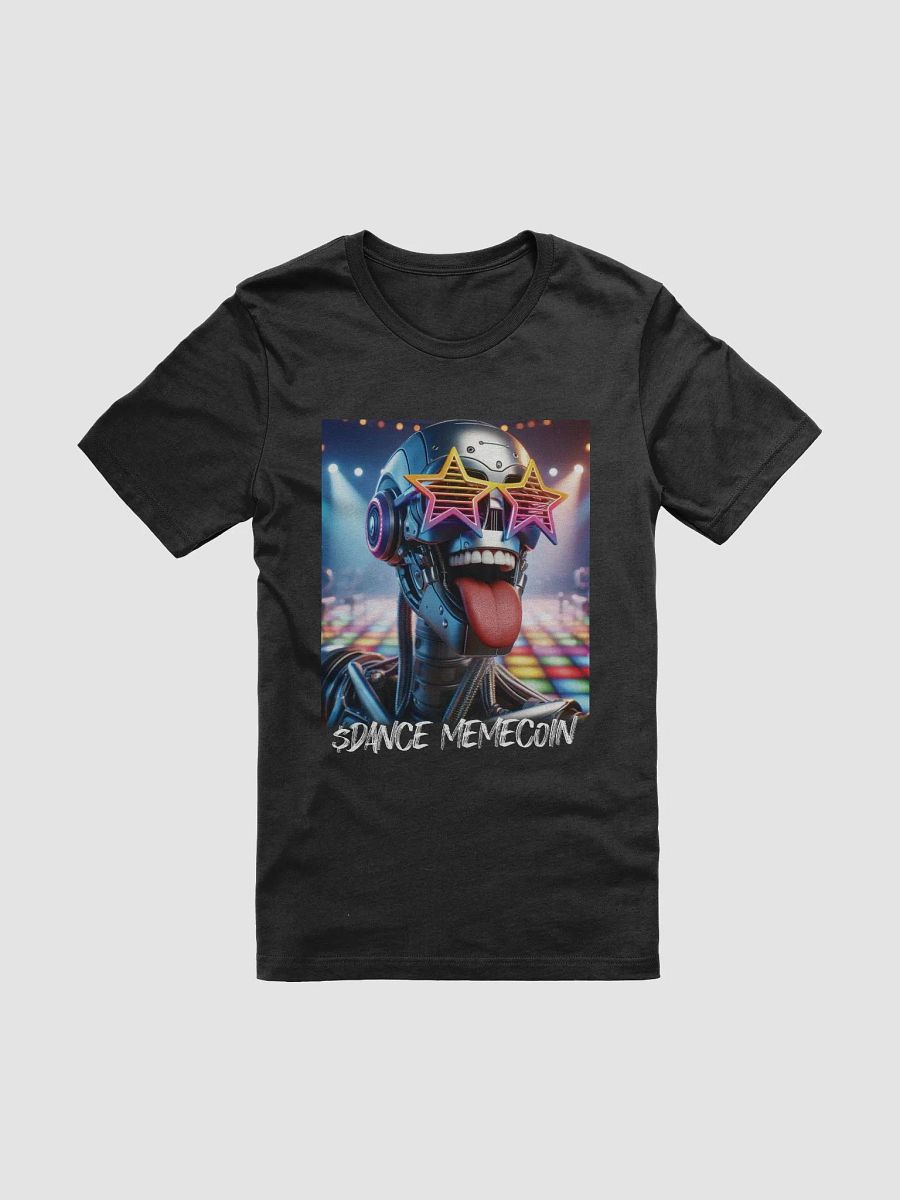 ROCKI ROBOT - DANCE MEMECOIN - PREMIUM TEE - BLACK product image (6)