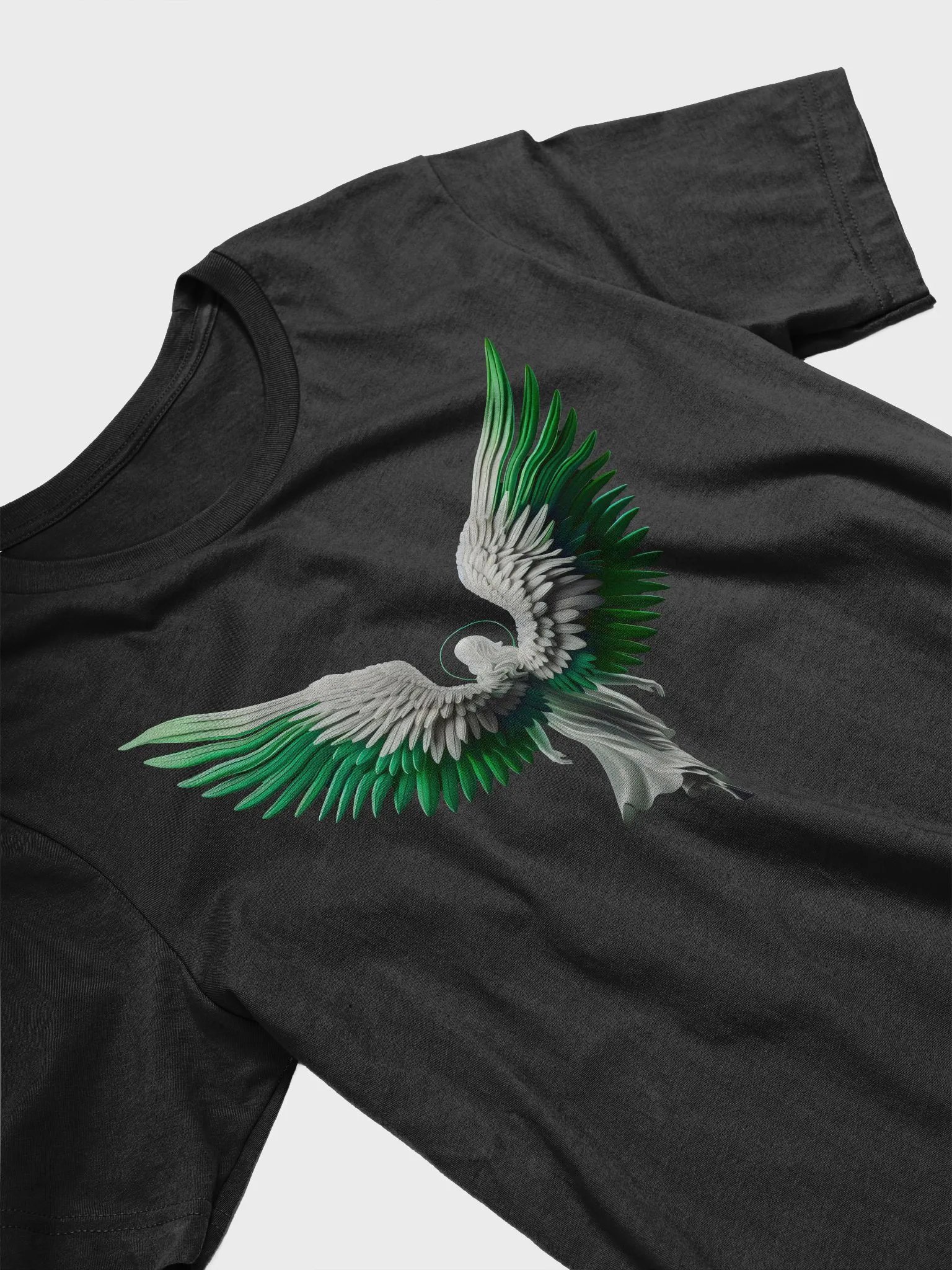 Green and White Angel product image (3)