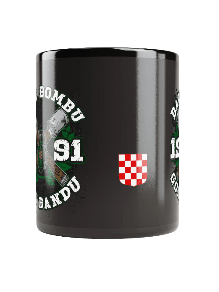 BACI BOMBU Emblem Black Glossy Mug product image (1)