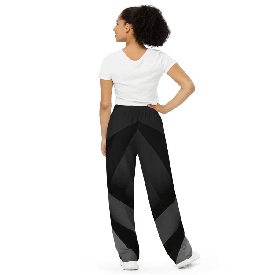 All-Over Print Unisex Wide-Leg Pants: Luigi & Ariel Logo product image (7)