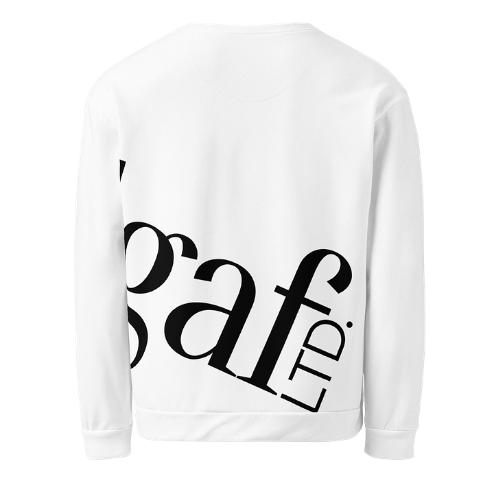 idgaf LTD Sweatshirt White product image (2)