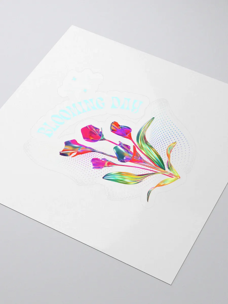 Psychedelic Blooms Kiss Cut Stickers product image (3)
